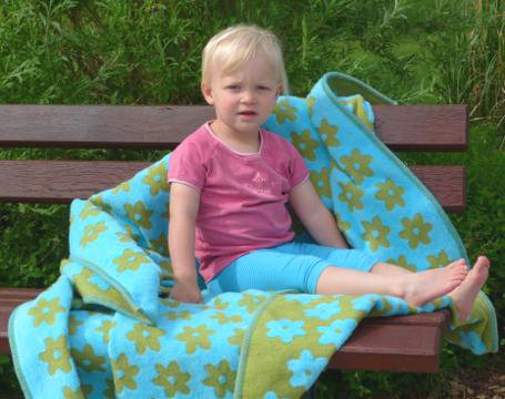 Bestickte Kinderdecke mit Namen Kinderdecke mit Namen